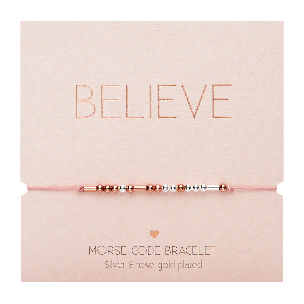 Display package bracelets  "Morse Code"
