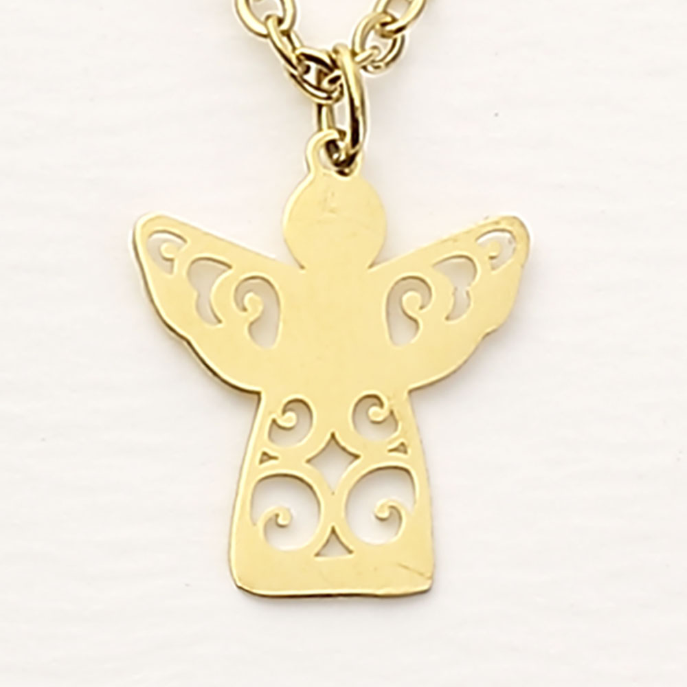 Necklace - Gold Plated - Angel