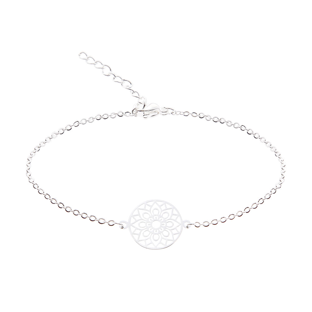 Bracelet - Silver Plated - Mandala Of Luck