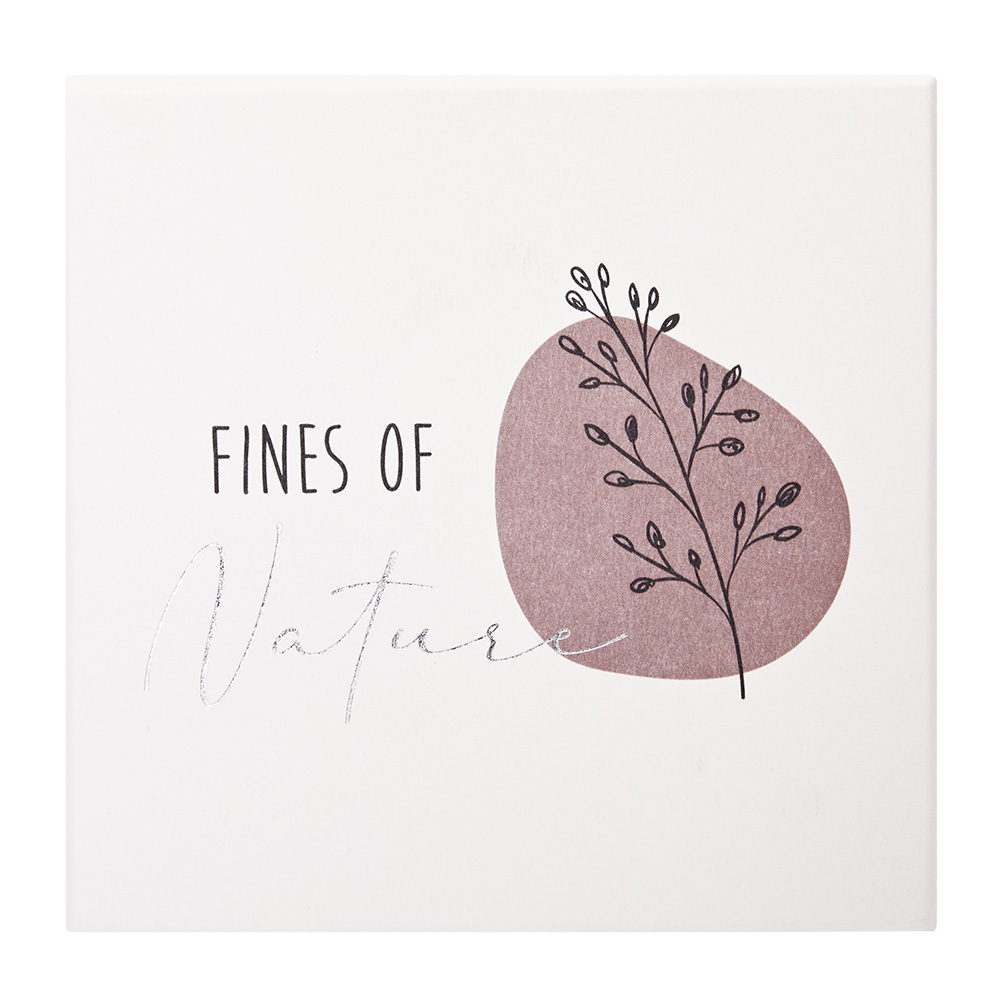 Geschenkset - "Fines of nature" - versilbert - Thulit