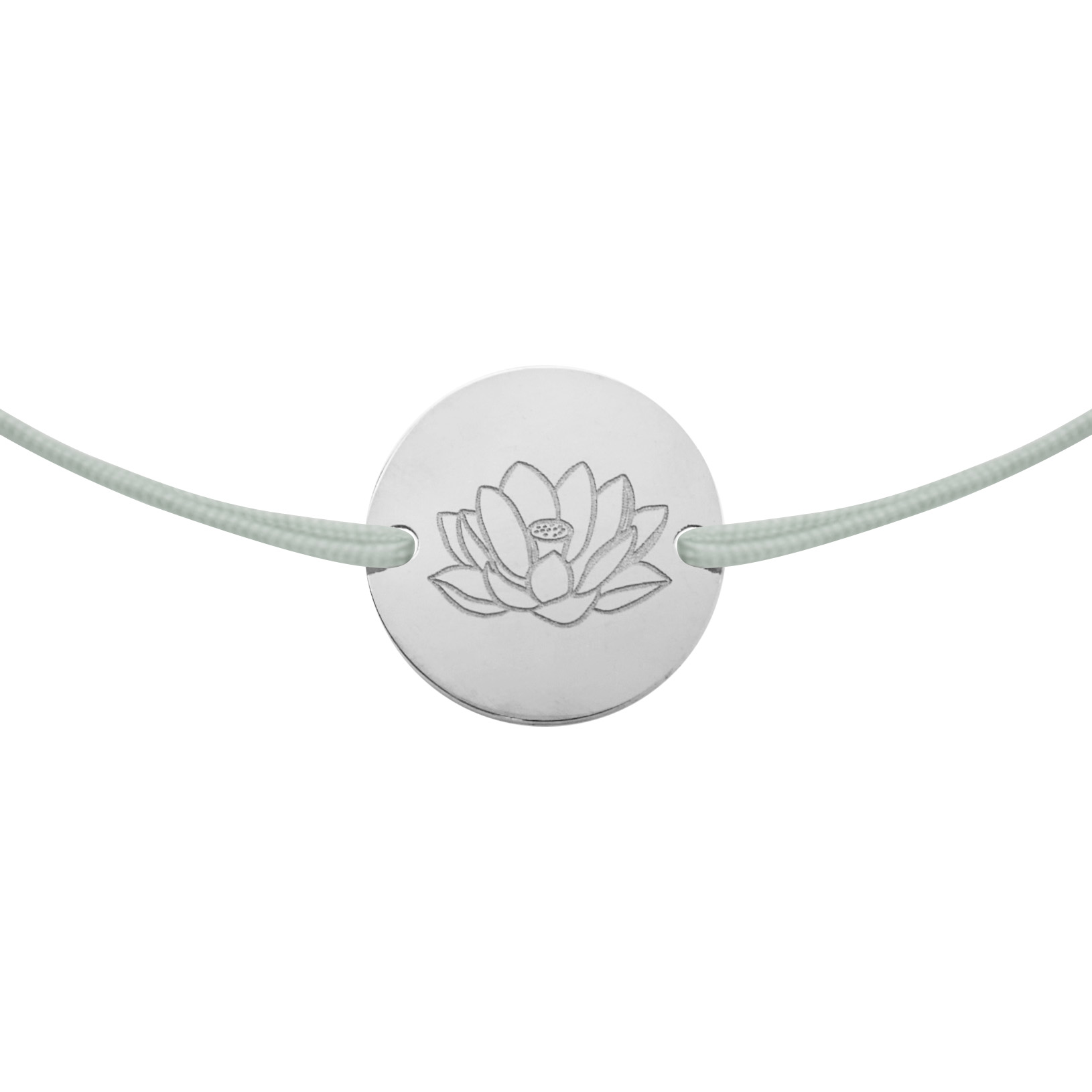 Bracelet-"Flowers of love"-stainless steel- lotus