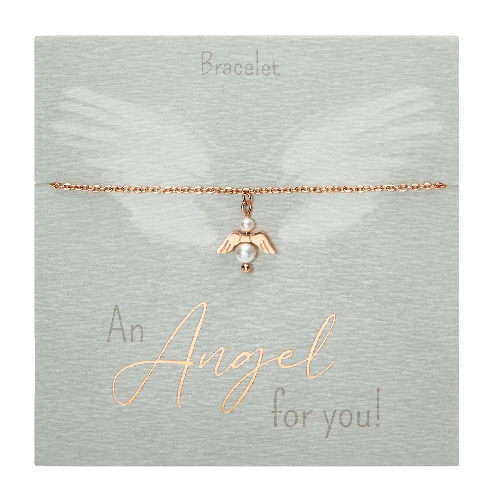 Armband - "An Angel for you" - rosévergoldet