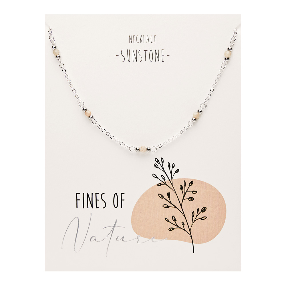 Display necklaces "Fines of nature"