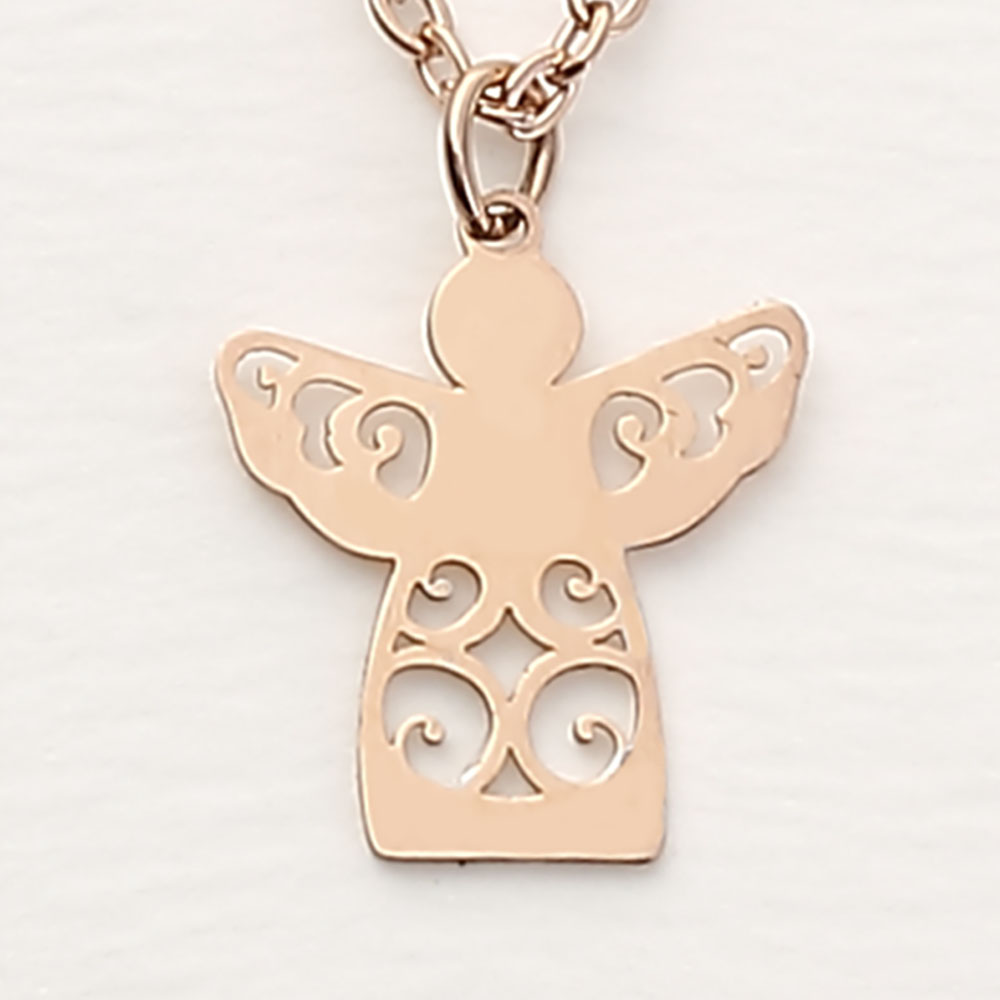 Necklace - Rose Gold Plated - Angel