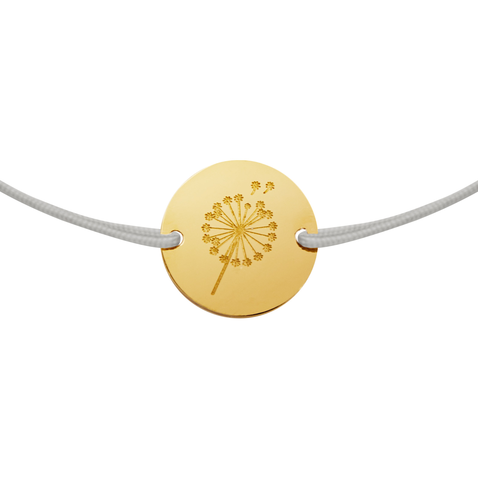 Bracelet-"Flowers of love"-gold pl.-dandelion