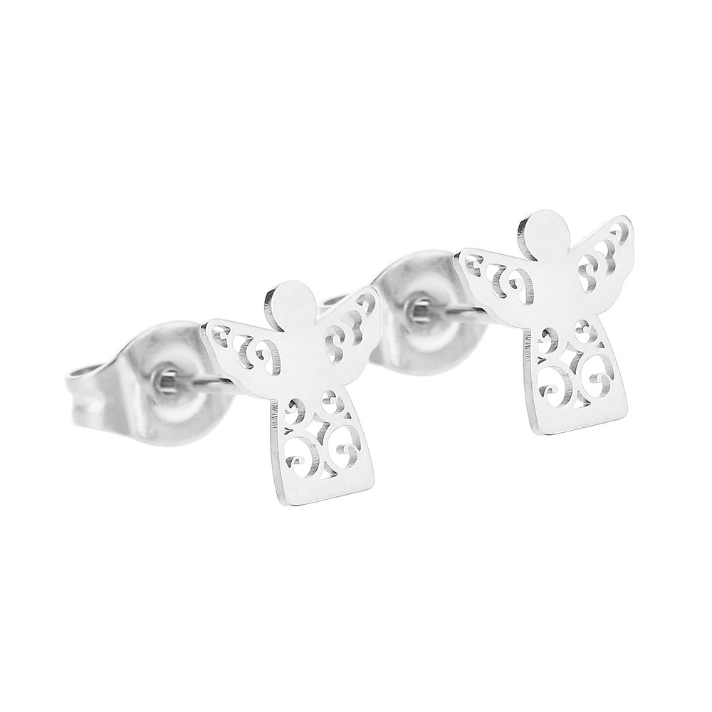 Studs - Silver Plated - Angel