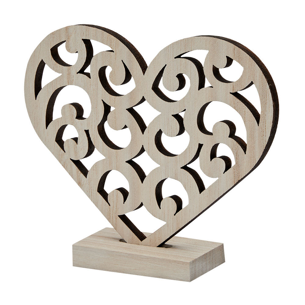 Symbol small - wood - heart