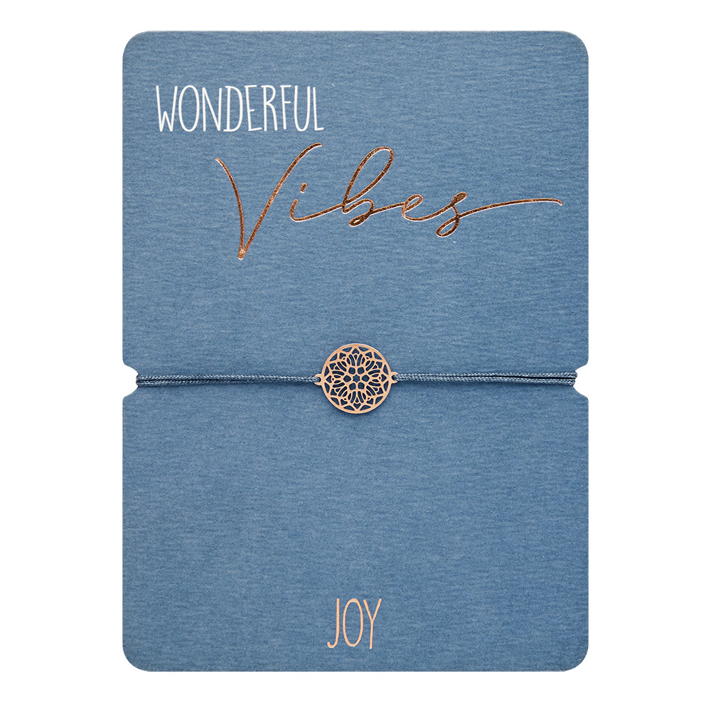 Armband - "Wonderful Vibes" -  rosévergoldet - Joy