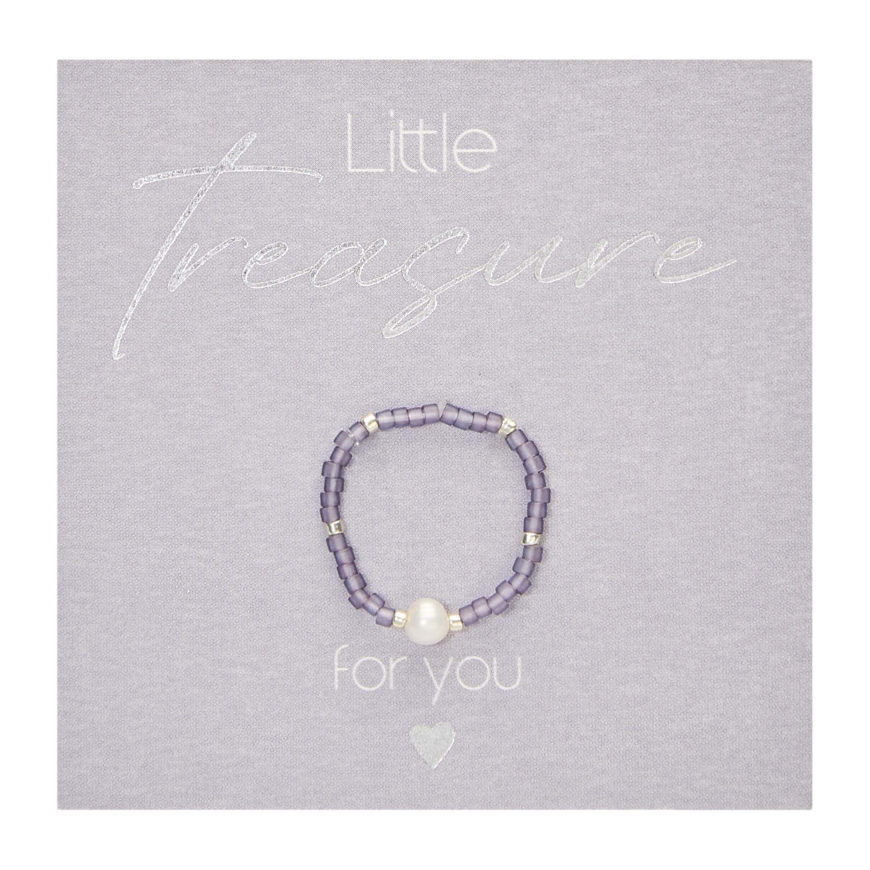 Ring - "Little Treasure" - lila