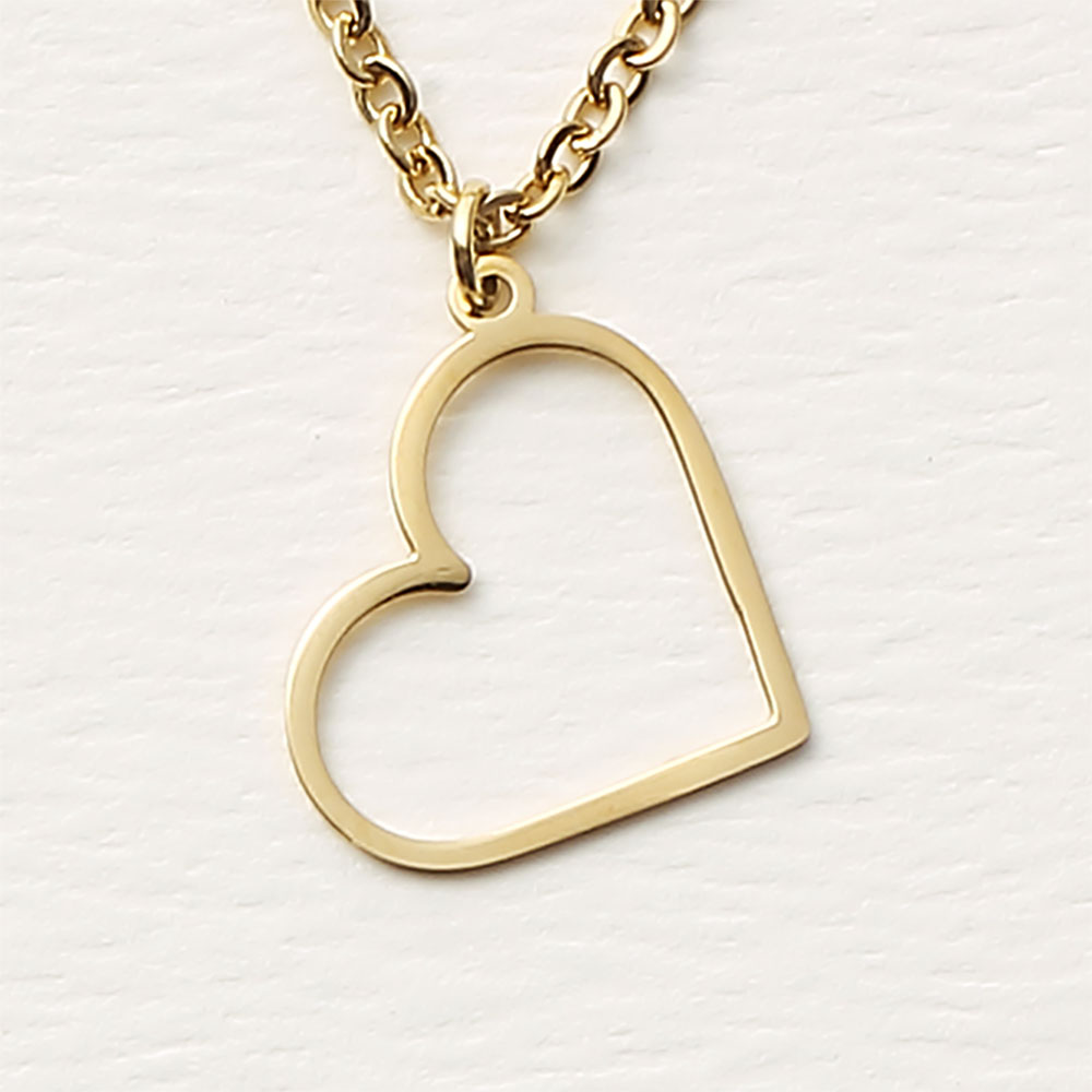 Necklace - Gold Plated - Heart