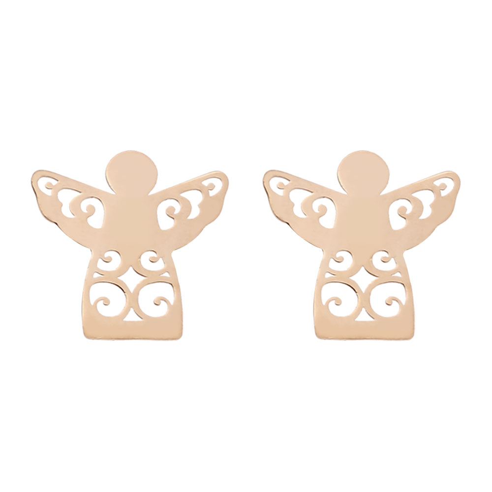 Studs - Rose Gold Plated - Angel