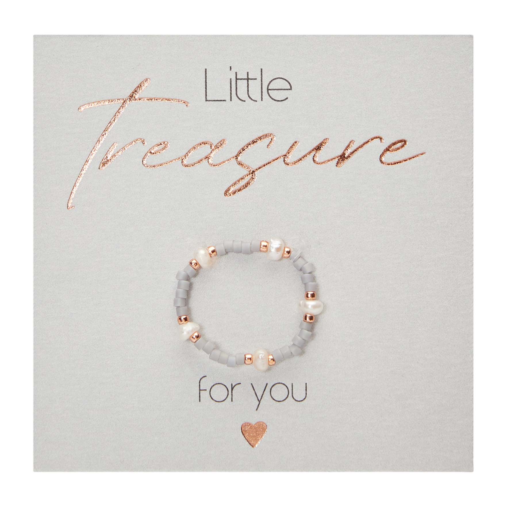 Ring - "Little Treasure" - grau