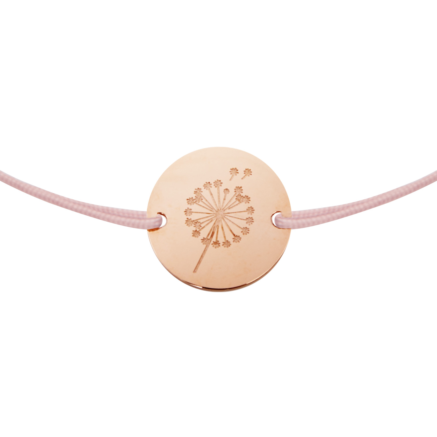 Bracelet-"Flowers of love"-rosegold pl.-dandelion