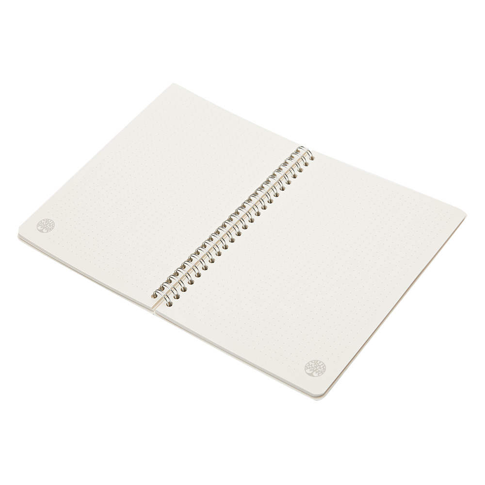 Notebook DIN A5 "Life" - silver coloured