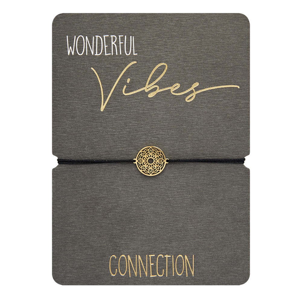 Armband - "Wonderful Vibes" -  vergoldet - Connection
