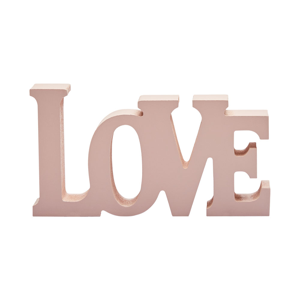 Schriftzug - altrosa - Love