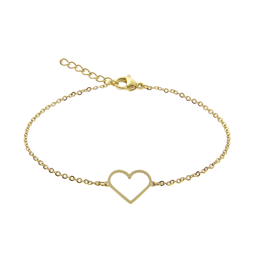 Bracelet - Gold Plated - Heart