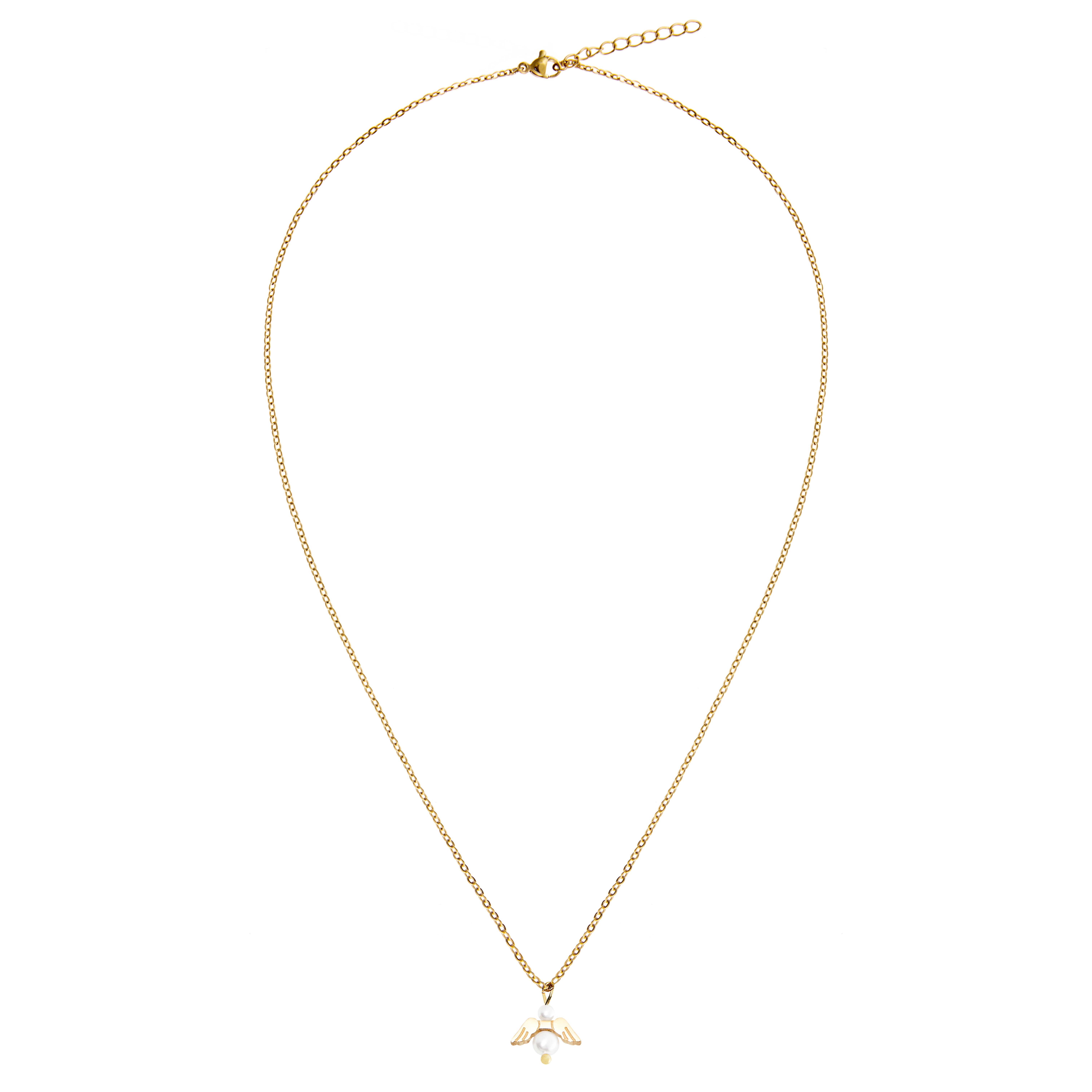 Necklace-"An Angel for you"-gold pl.