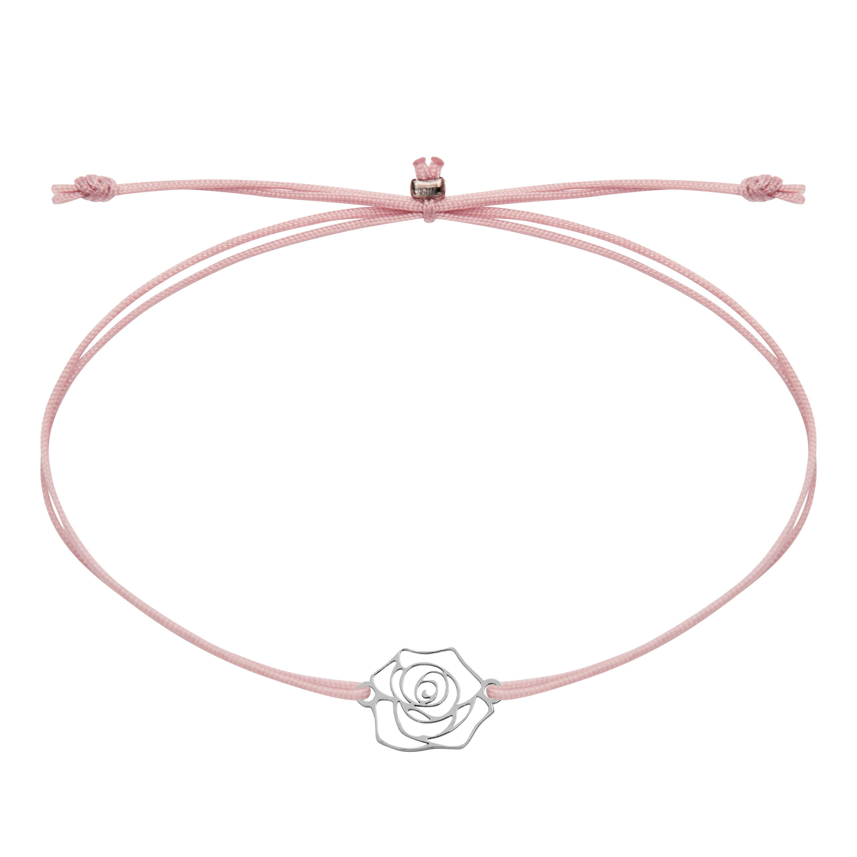 Bracelet-"Flowers of love"-stainless steel- rose