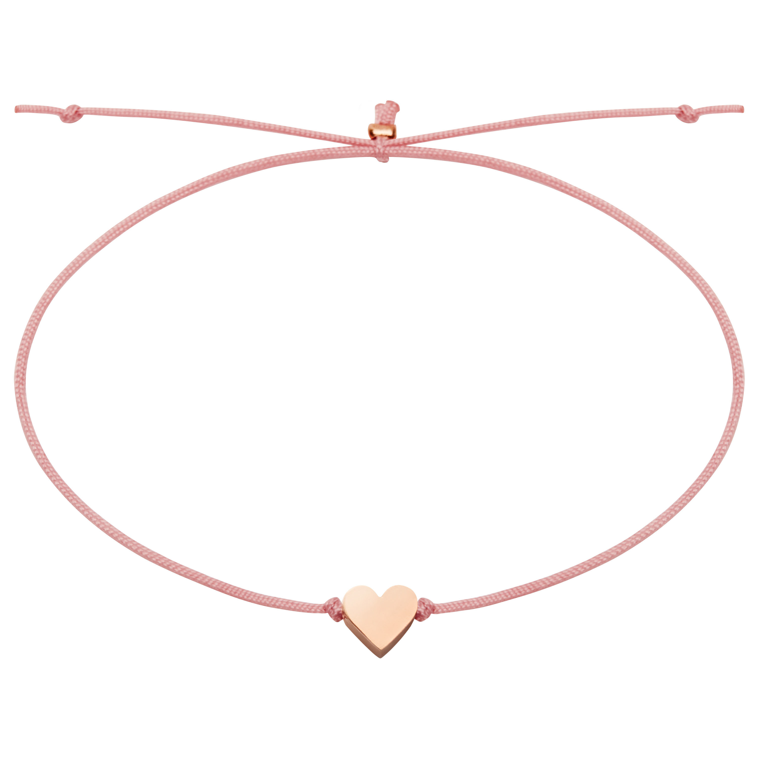 Bracelets-"lovely friends"-rosegold pl.- heart