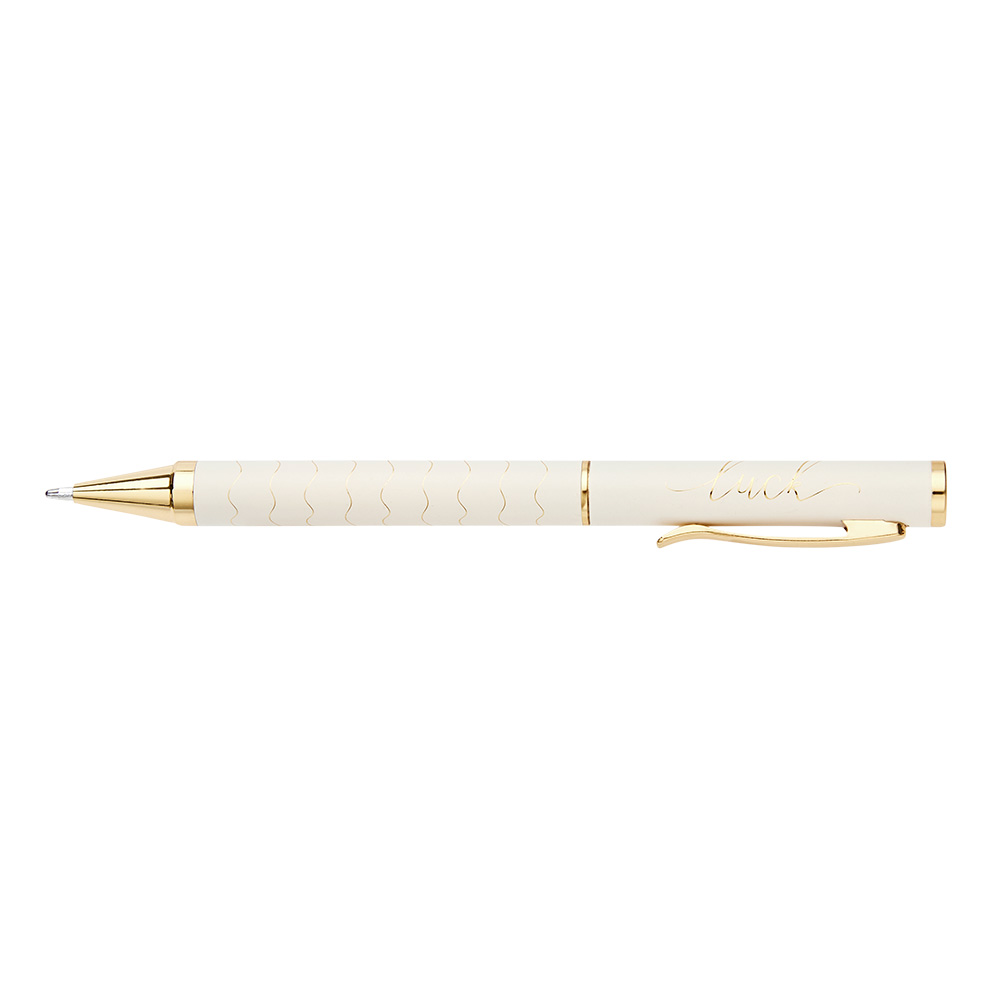 Pen in a box "Luck" - gold coloured