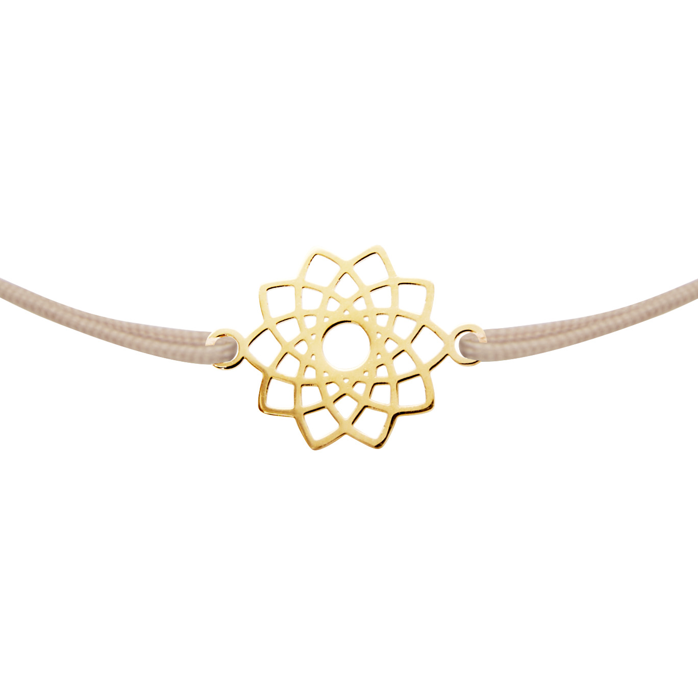 Bracelet-"Flowers of love"-gold pl.-flower