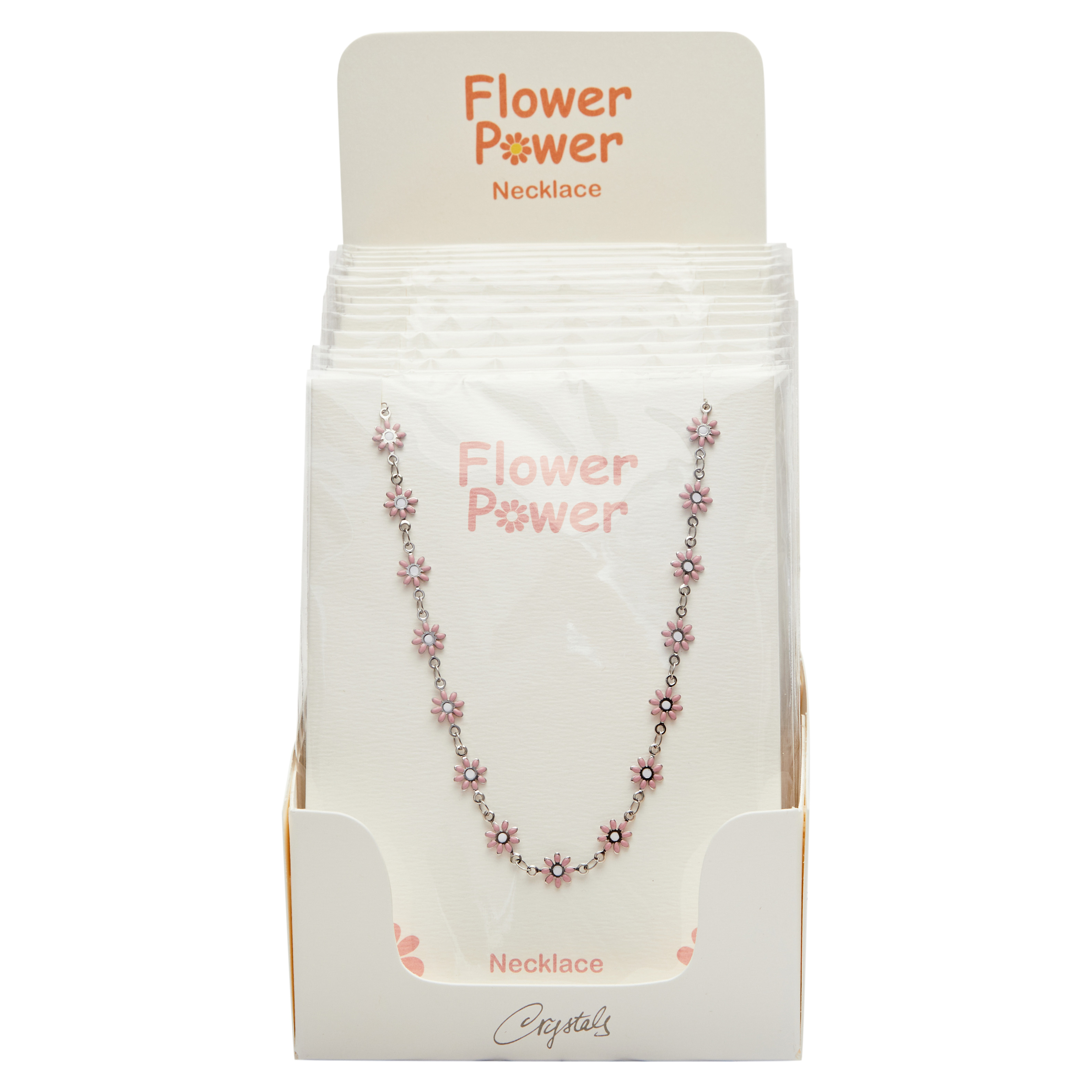 Display Halsketten "Flower Power" 