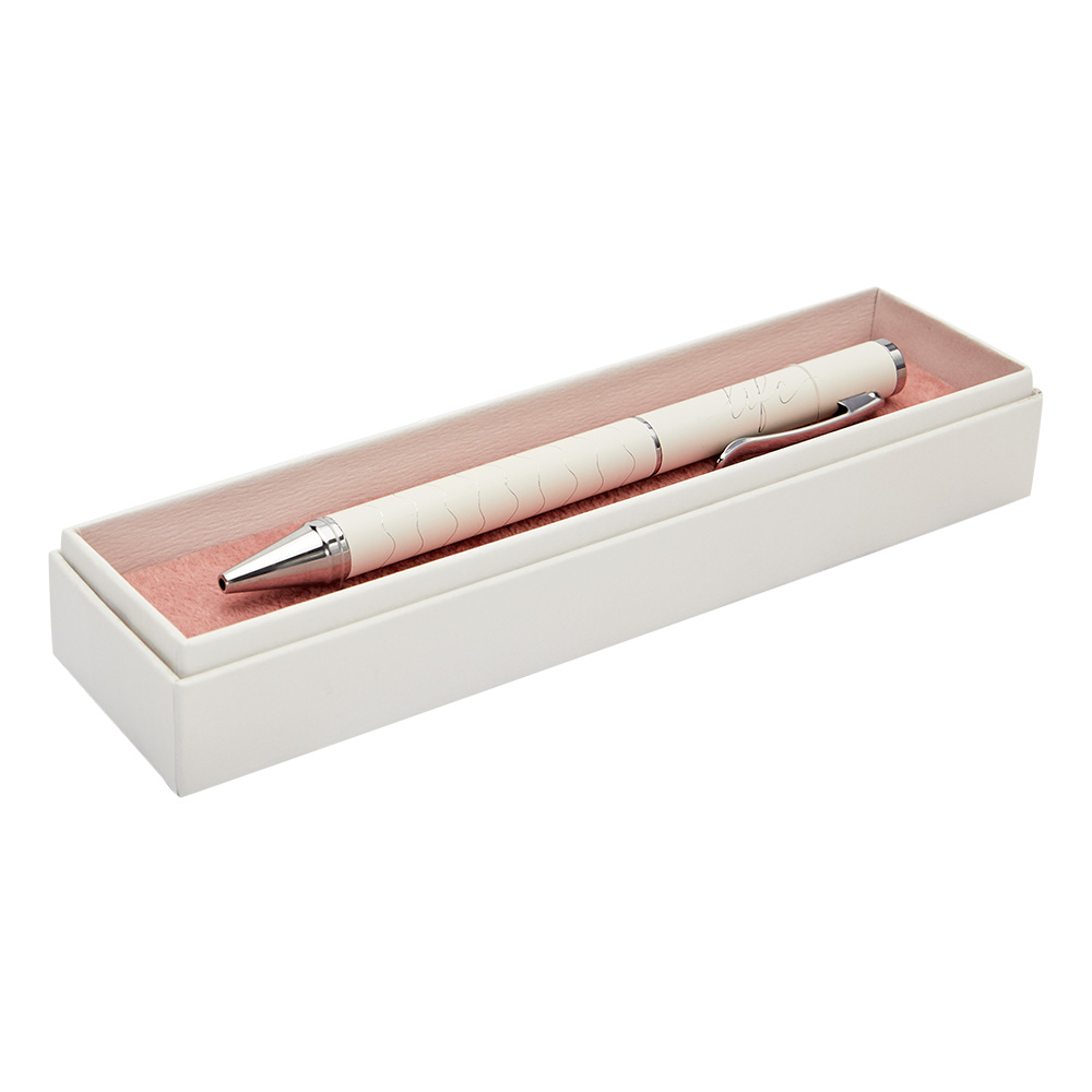 Pen in a box "Life" - silver coloured