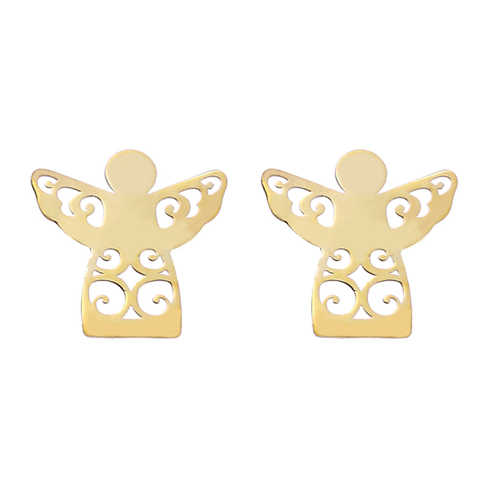 Studs - Gold Plated - Angel